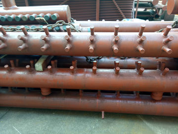 Water Tube Boiler Header Manifolds TUV Standard , Water Boiler Header